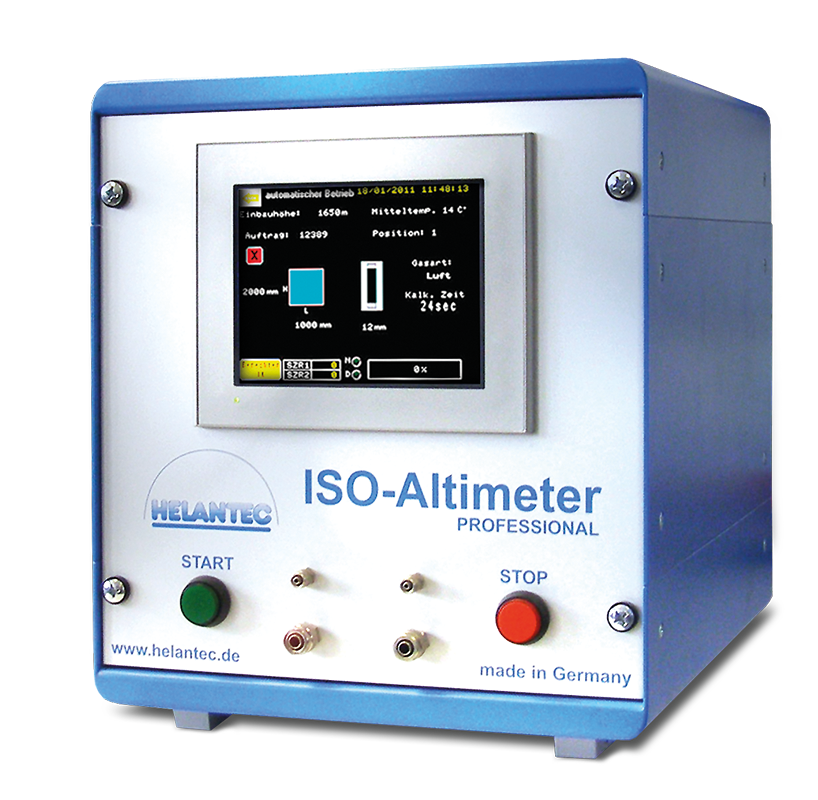 Druckentspannt per ISO-Altimeter PROFESSIONAL